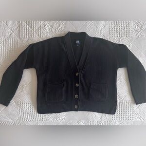 GAP Black Women's Cardigan Sweater